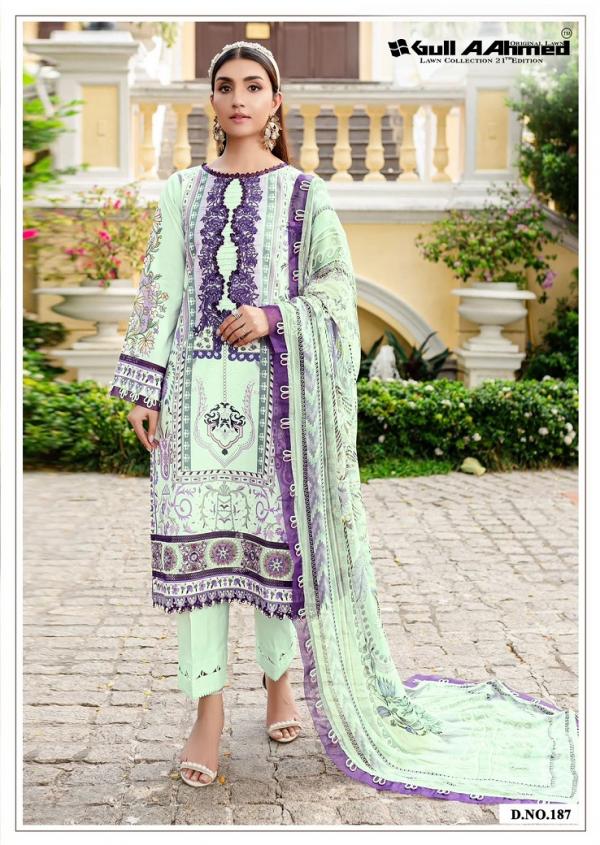 Gull Ahmed Lawn Vol-21 – Dress Material